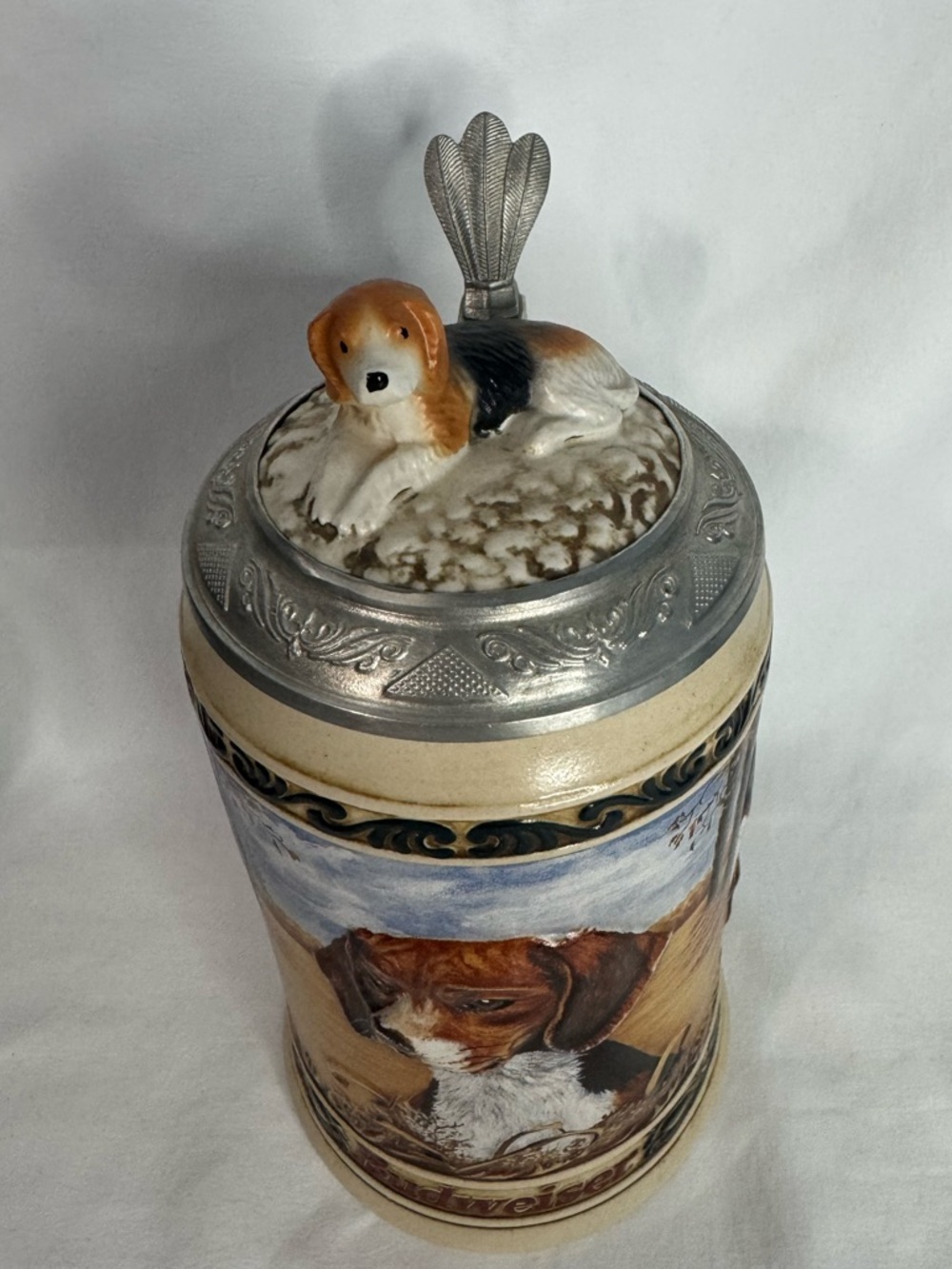 Budweiser 1995 Beagle Hunter’s Companion Series Stein #4